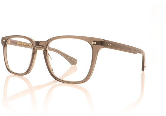 Garrett Leight Earvin BIO CHR Charcoal Glasses - Angle