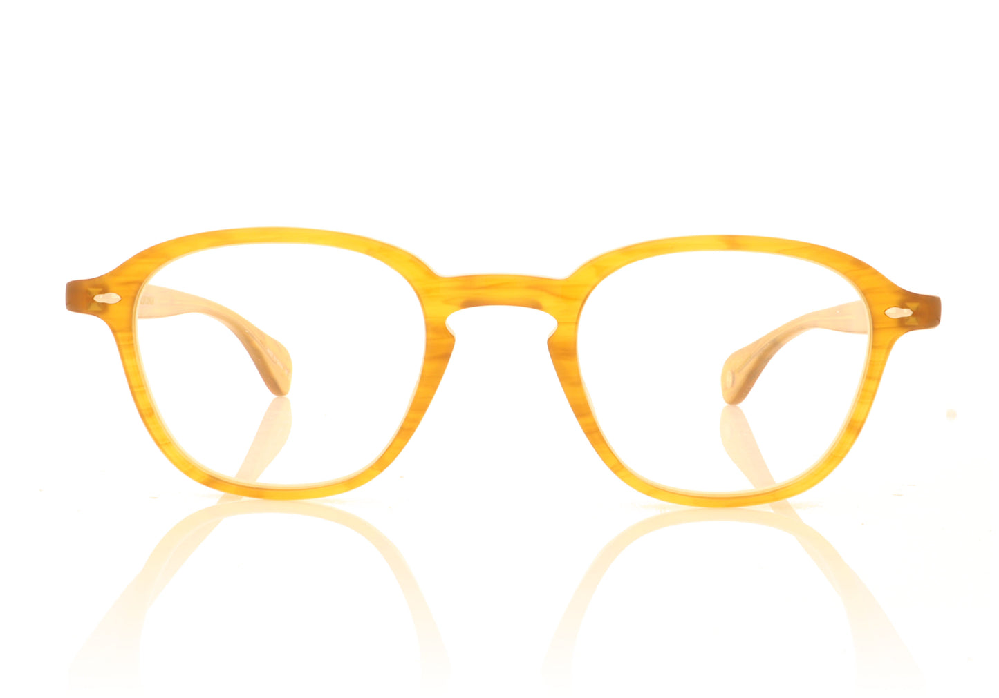 Garrett Leight Gilbert BT Butterscotch Glasses - Front