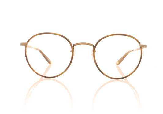 Garrett Leight Wilson 3003 DB-BG-TD Demi Blonde-Brushed Gold-True Demi Glasses - Front