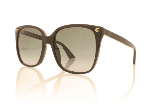 Gucci GG0022S 1 Black Sunglasses - Angle