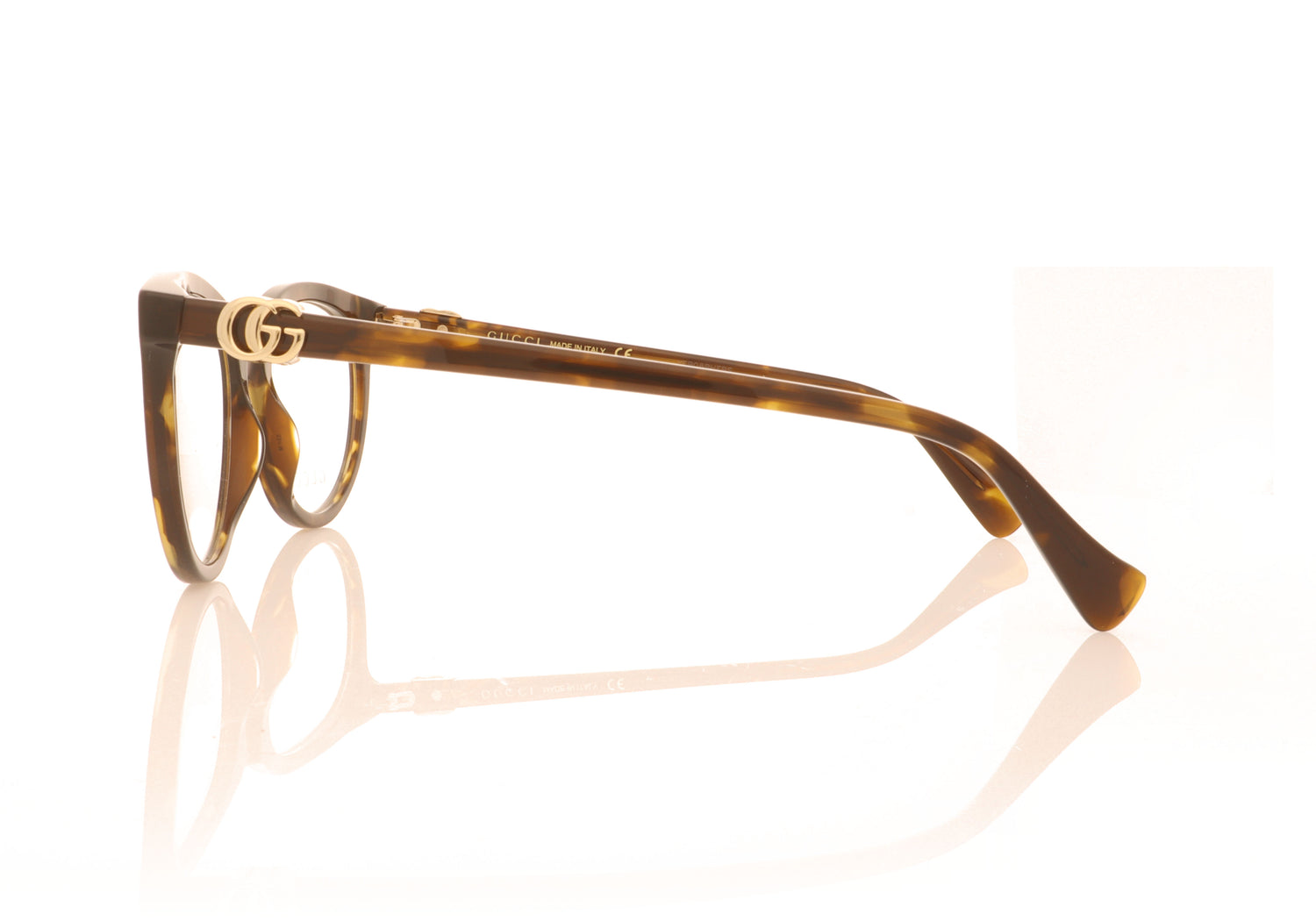 Gucci GG1074O 005 Havana Glasses - Side