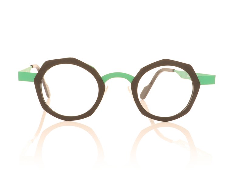 Anne & Valentin Friday U Black/Green I189 Glasses - 42mm | 42
