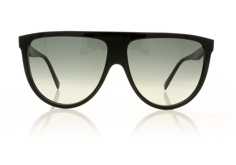 Celine Thin Shadow CL4006IN Black/Green Gradient Lenses 01P Sunglasses - 62mm | 62