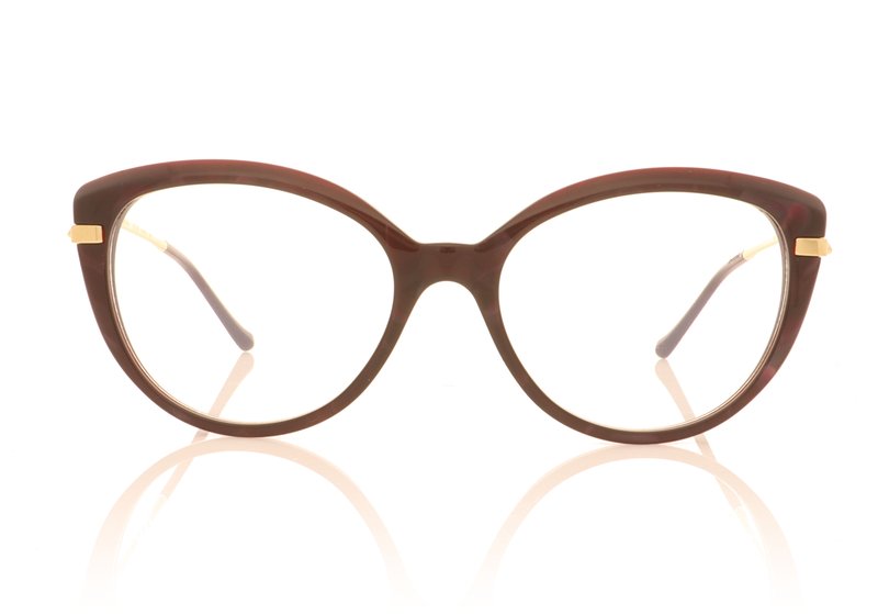 Cartier CT0283O Havana/Gold/Transparent 003 Glasses - 54mm | 54
