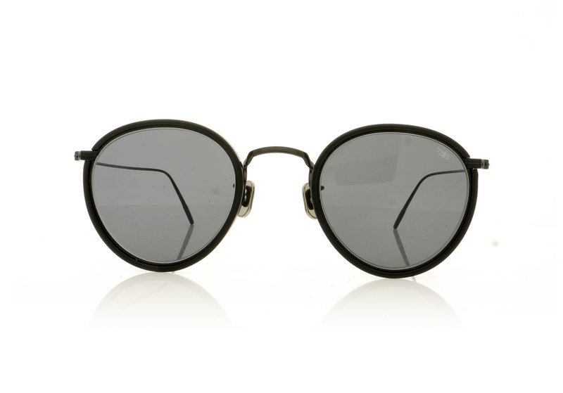 Eyevan 7285 717E Black/Grey Lenses 112802 Sunglasses - 48mm | 48
