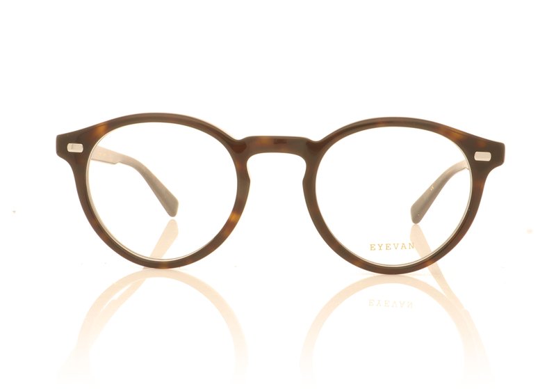 Eyevan 7285 Puerto EV Puerto Tortoise DT Glasses - 47mm | 47