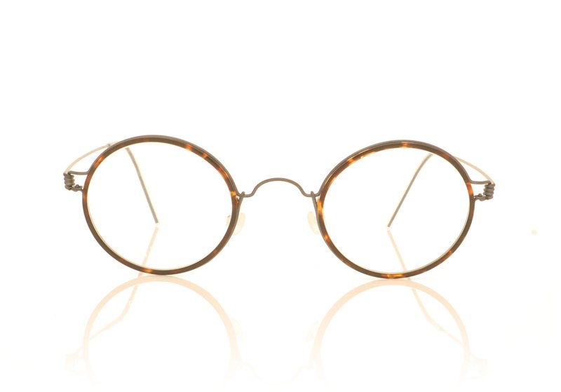 Lindberg Air Rim Harley U16 K204 Tortoise Blue Glasses