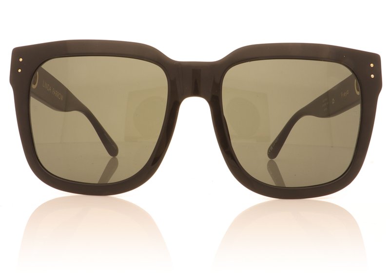 Linda Farrow Freya Black C1 Sunglasses - 59mm | 59