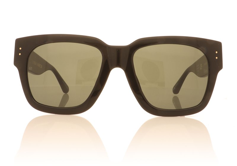 Linda Farrow Amber Black C1 Sunglasses - 51mm | 51