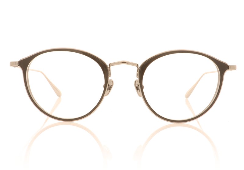 Linda Farrow Luis Black Silver C2 Glasses - 51mm | 51