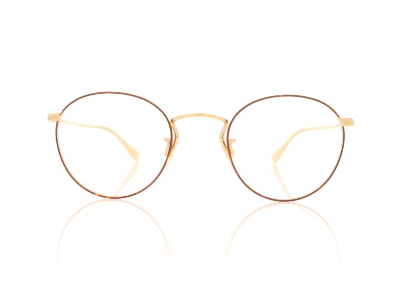 Oliver Peoples COLERIDGE OV1186 Soft Gold-Amber DTBK Foil 5295 Glasses - 50mm | 50