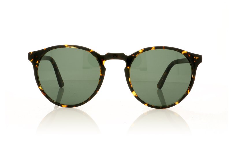 Pagani Dandy Dark Tortoise Shell/Green Lenses 724 Sunglasses - 50mm | 50