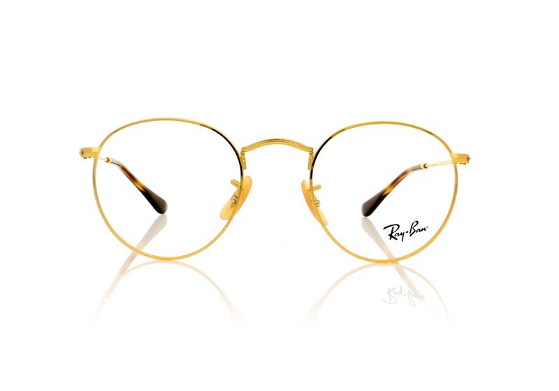 Ray-Ban Round Metal 0RX3447V Gold 2500 Glasses - 47mm | 47