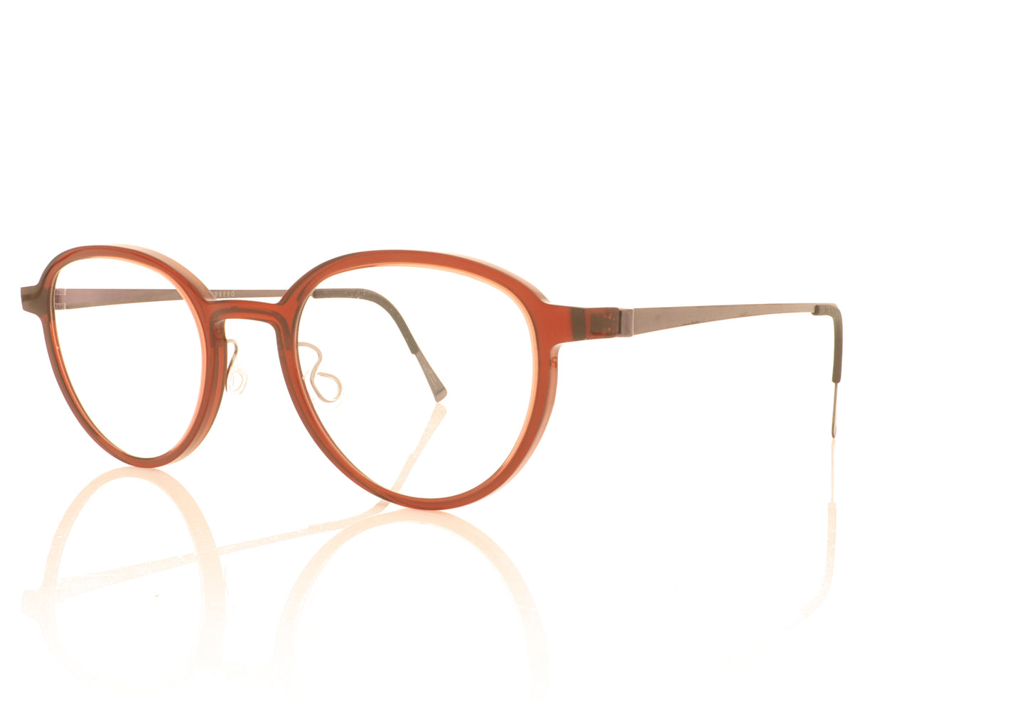 Lindberg Acetanium 1176 AI33 Red Glasses - Angle