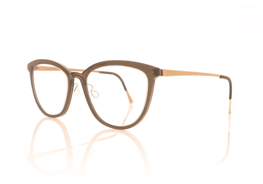 Lindberg Acetanium 1178 AK19 PU15 Brown Glasses - Angle