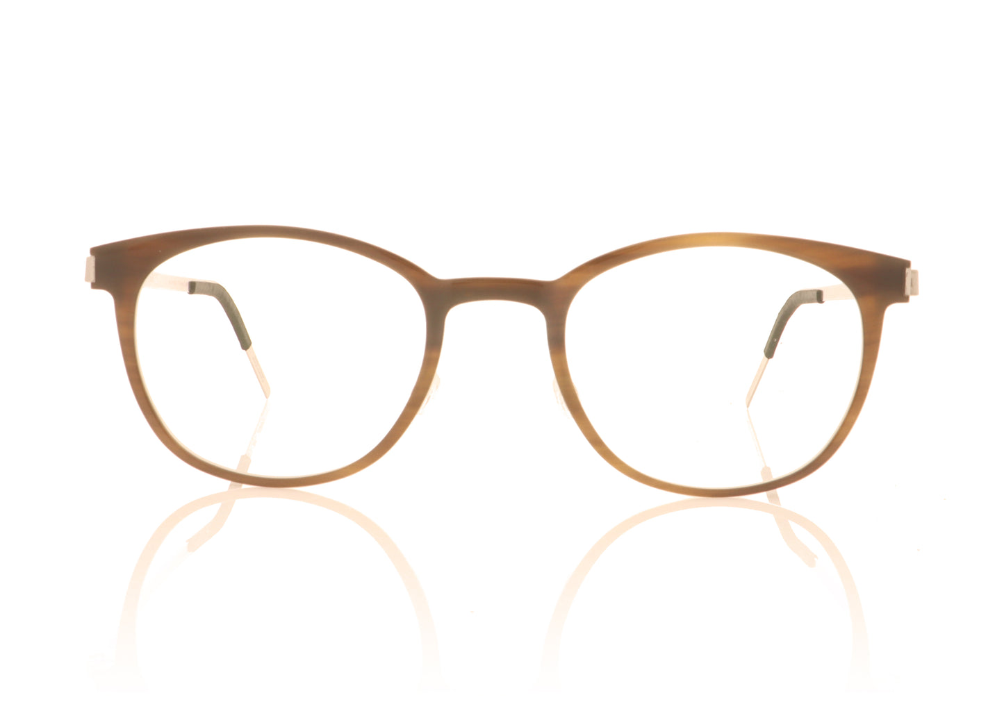 Lindberg buffalo 1818 H18 T407 P10 Brown Glasses - Front