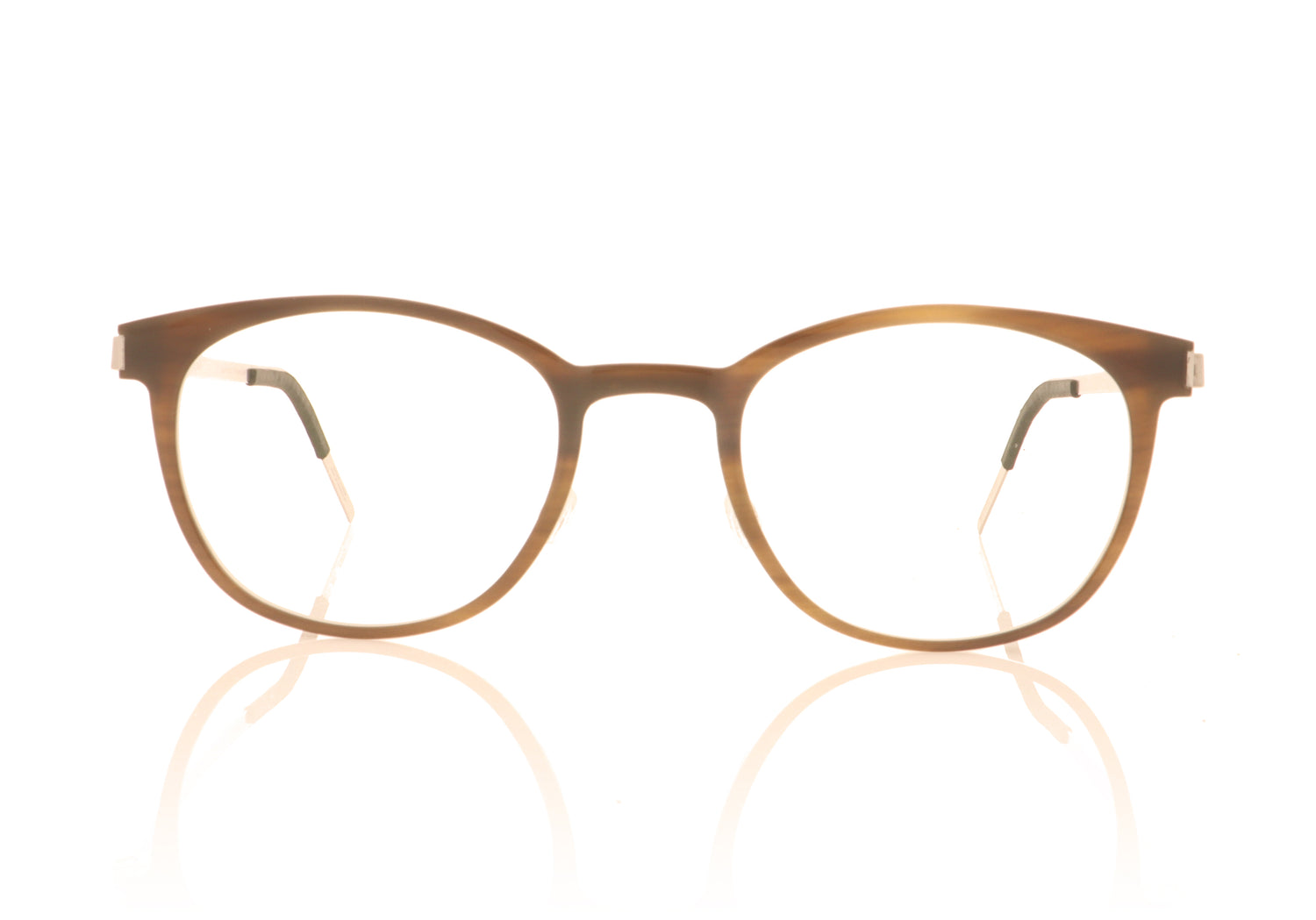 Lindberg buffalo 1818 H18 T407 P10 Brown Glasses - Front