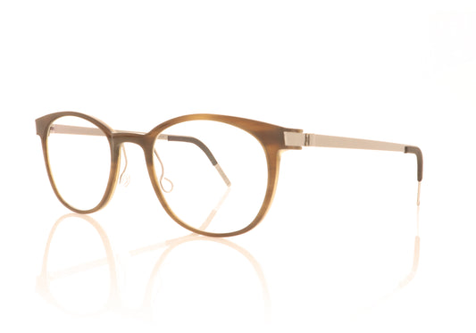 Lindberg buffalo 1818 H18 T407 P10 Brown Glasses - Angle