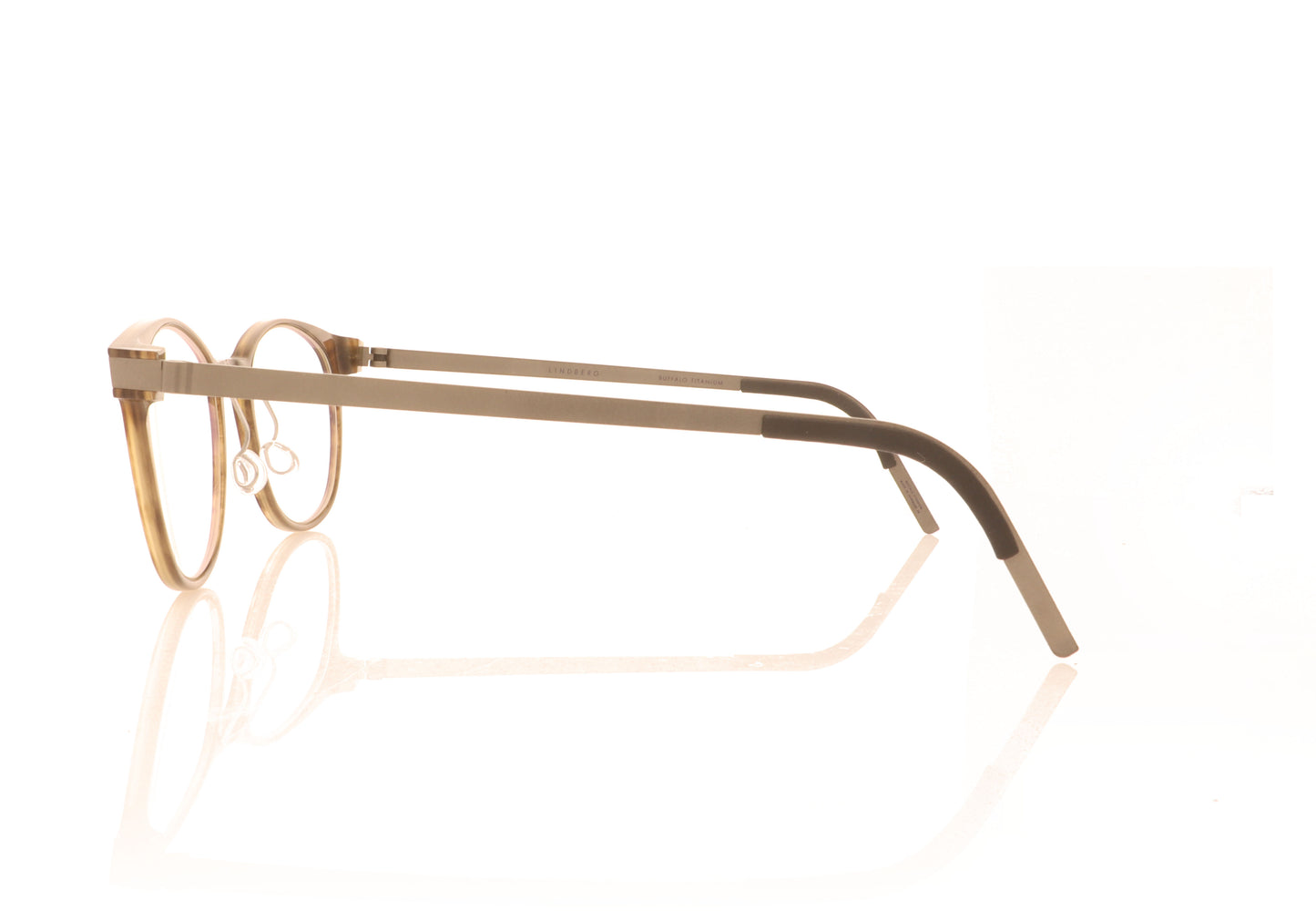 Lindberg buffalo 1818 H18 10 Brown Glasses - Side