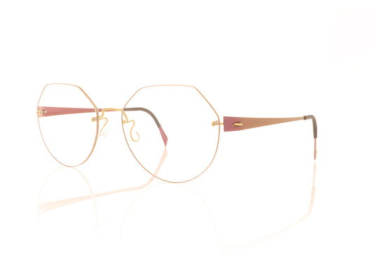 Lindberg Spirit 2431 T78 113 PGT GR52 Purple Glasses - Angle