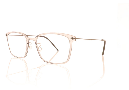 Lindberg n.o.w 6536 C07 PU9 Grey Glasses - Angle