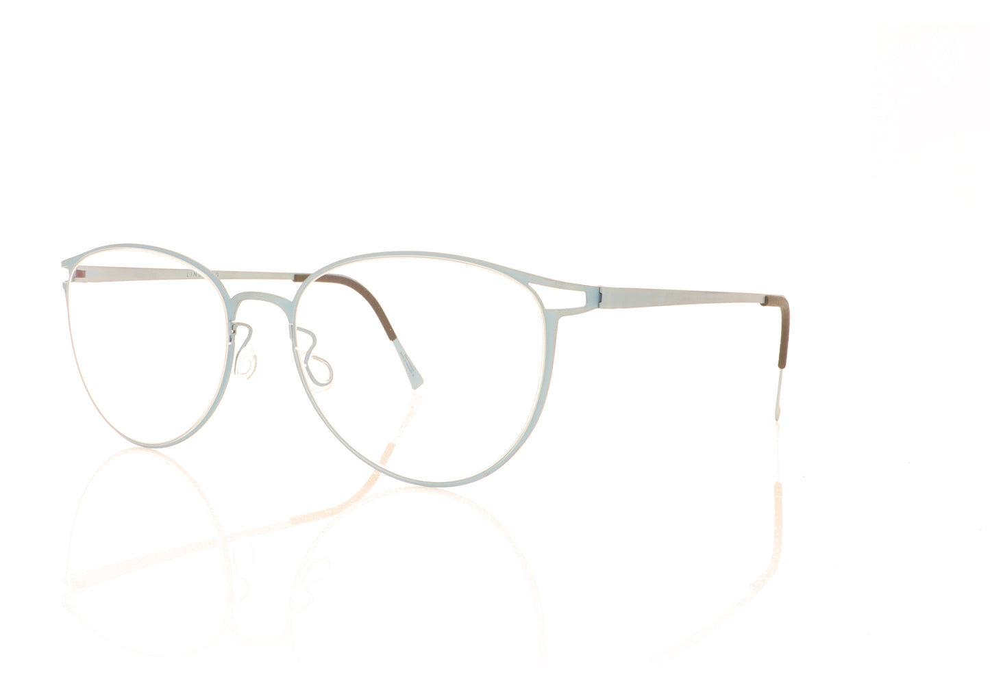 Lindberg Strip 9607 25 Blue Glasses - Angle