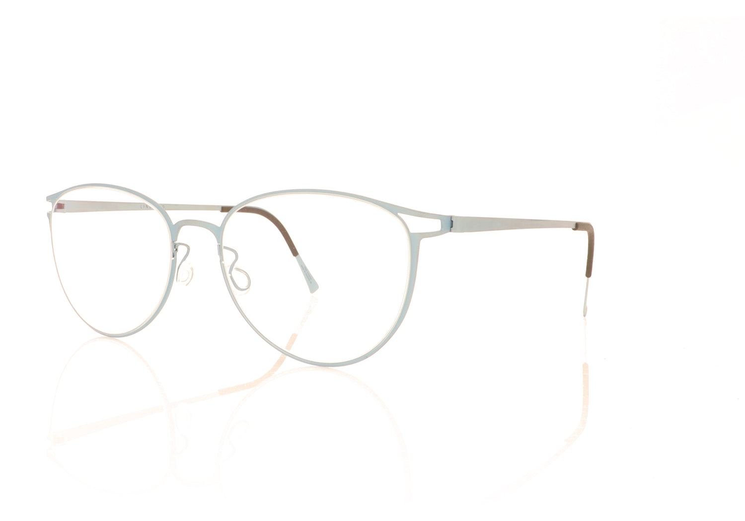 Lindberg Strip 9607 25 Blue Glasses - Angle