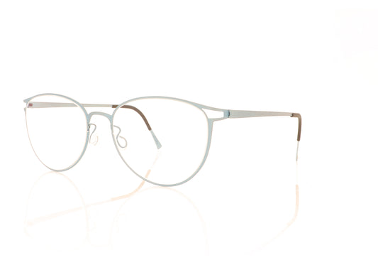 Lindberg Strip 9607 25 Blue Glasses - Angle