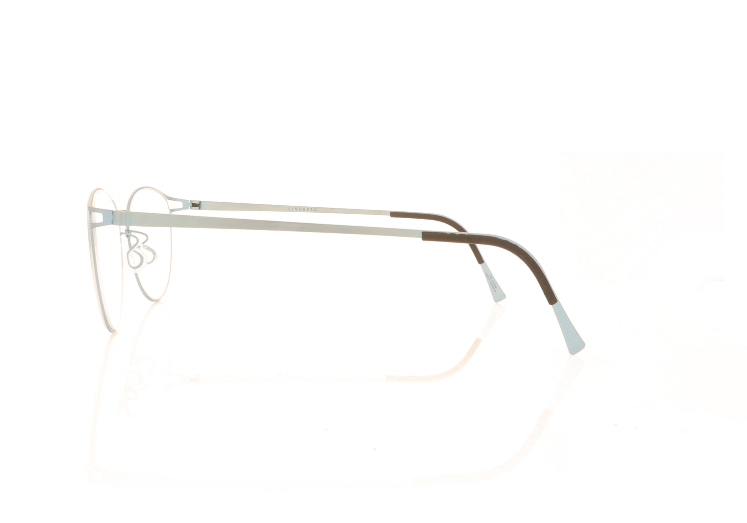 Lindberg Strip 9607 25 Blue Glasses - Side