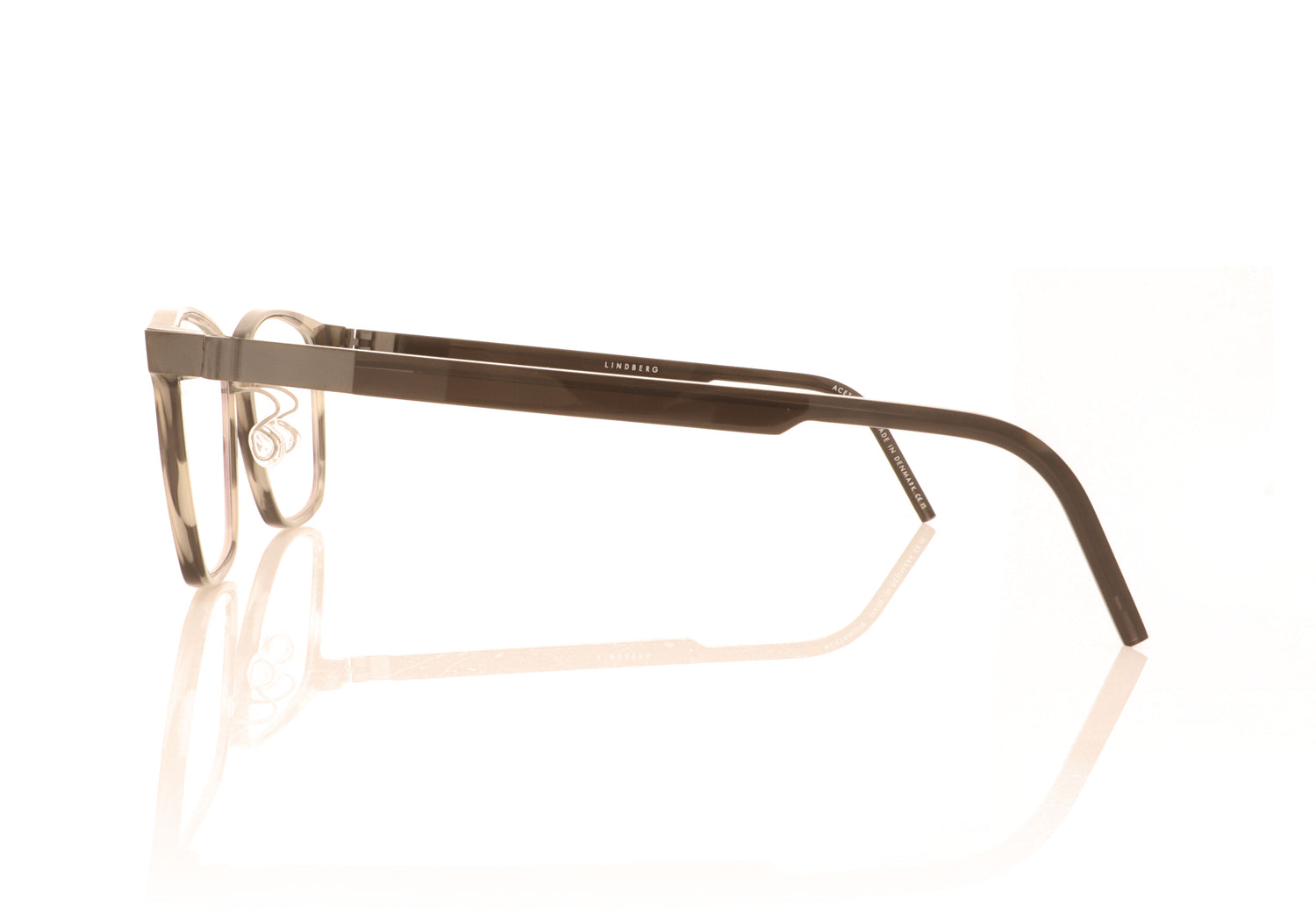 Lindberg 1048 A175 Black Glasses - Side