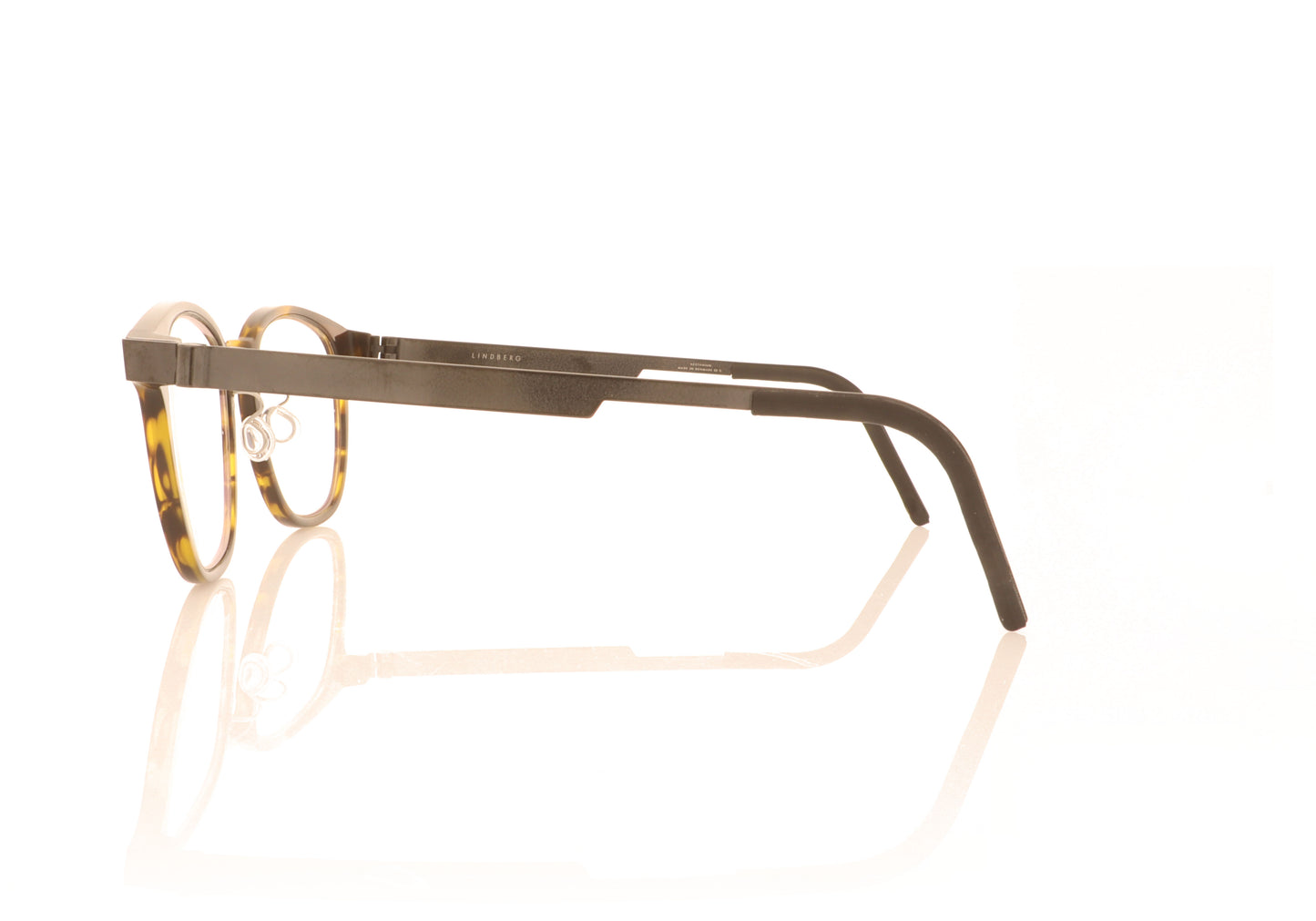 Lindberg acetanium 1051 AK25 Tortoise Glasses - Side