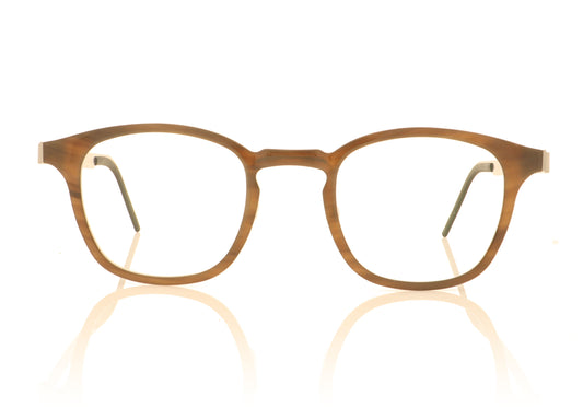 Lindberg bu 1854 H18 Medium Brown Glasses - Front