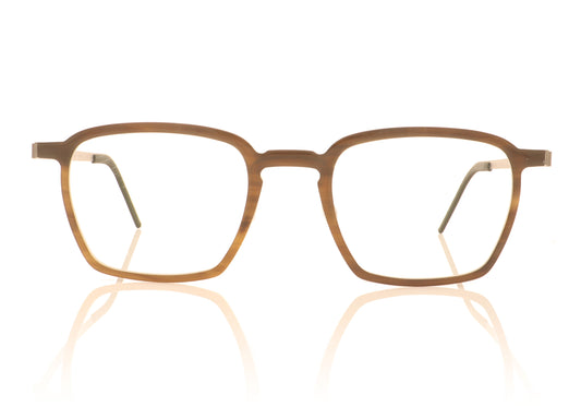 Lindberg buffalo 1859 H18 Medium Brown Glasses - Front