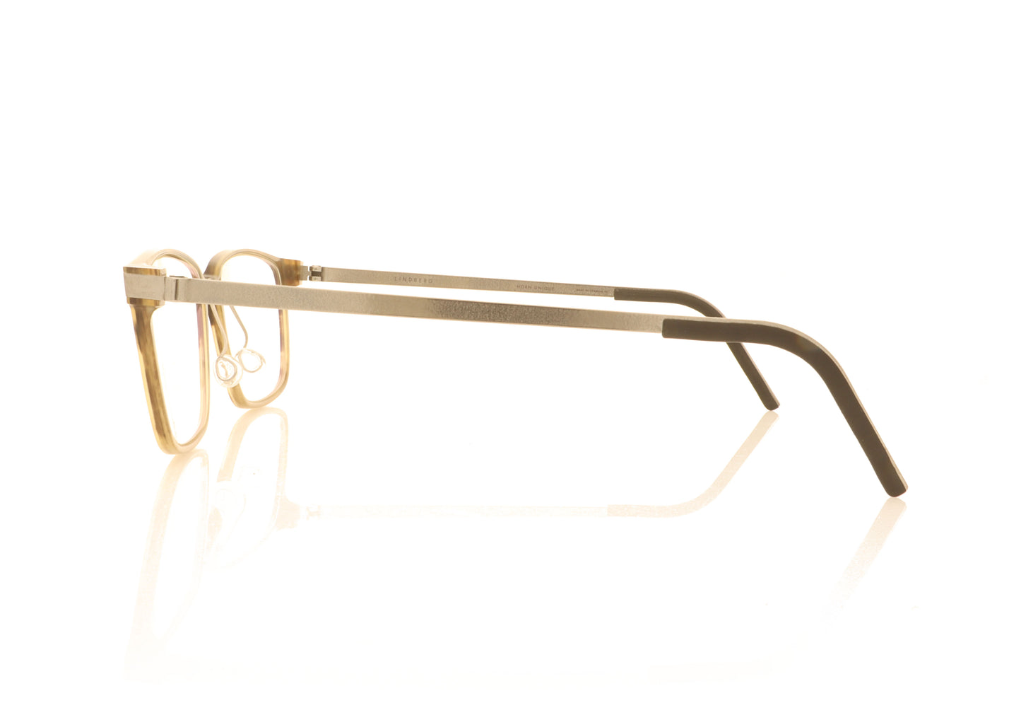 Lindberg Horn 1821 H50 Unique Horn Glasses - Side