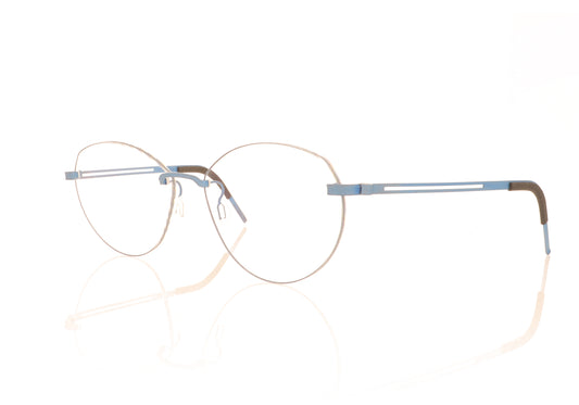 Lindberg Lindberg Strip 3P Tit T429 col 20 blue Glasses - Angle