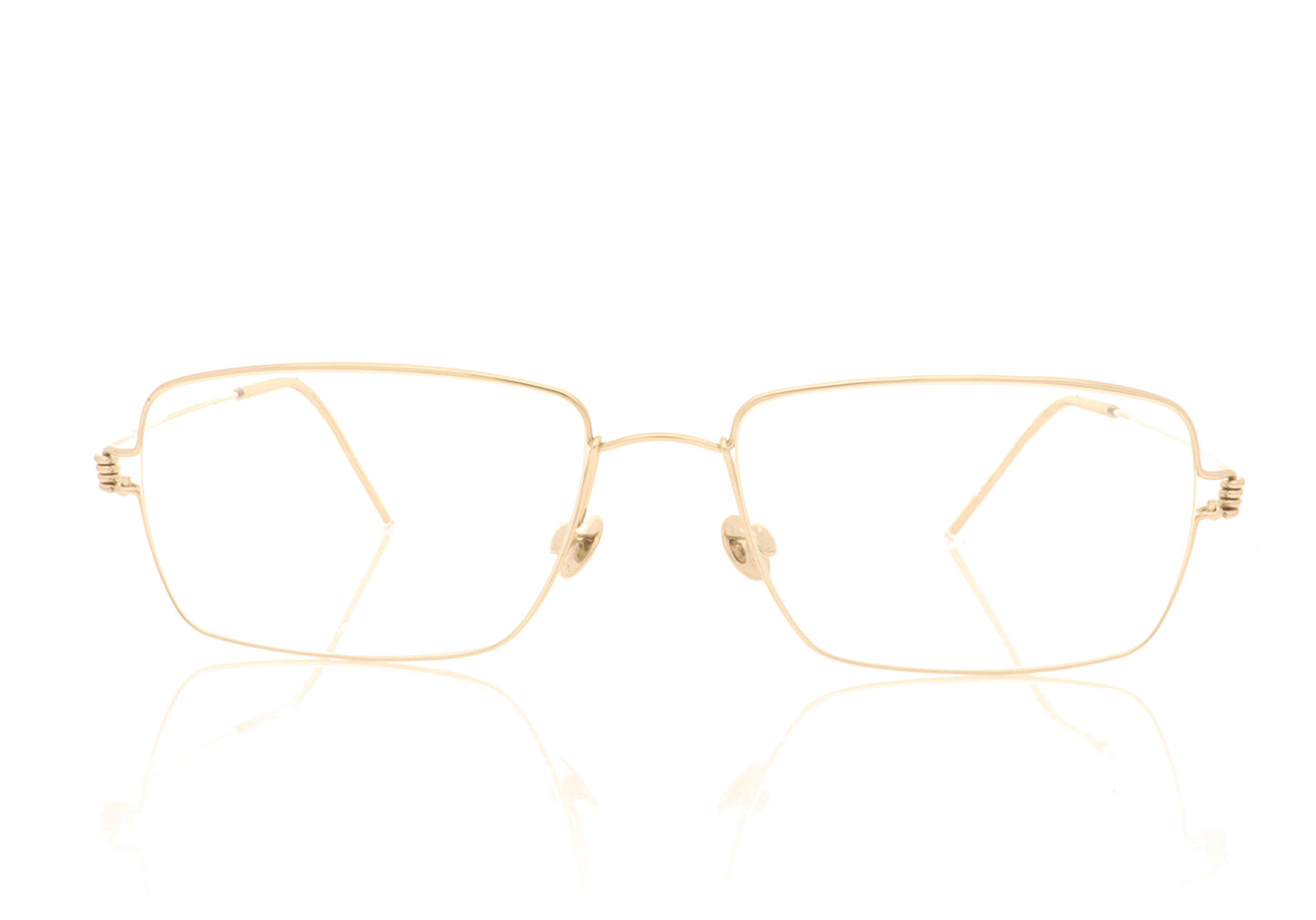 Lindberg Air Rim Nikolaj 925AQ Precious White Gold Glasses - Front