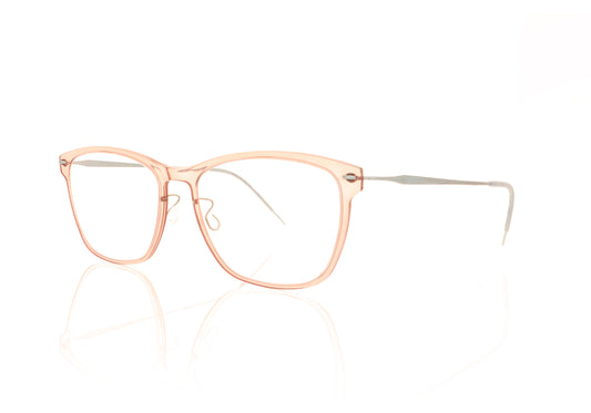 Lindberg NOW 6525 C20/25 Crystal Pink Glasses - Angle