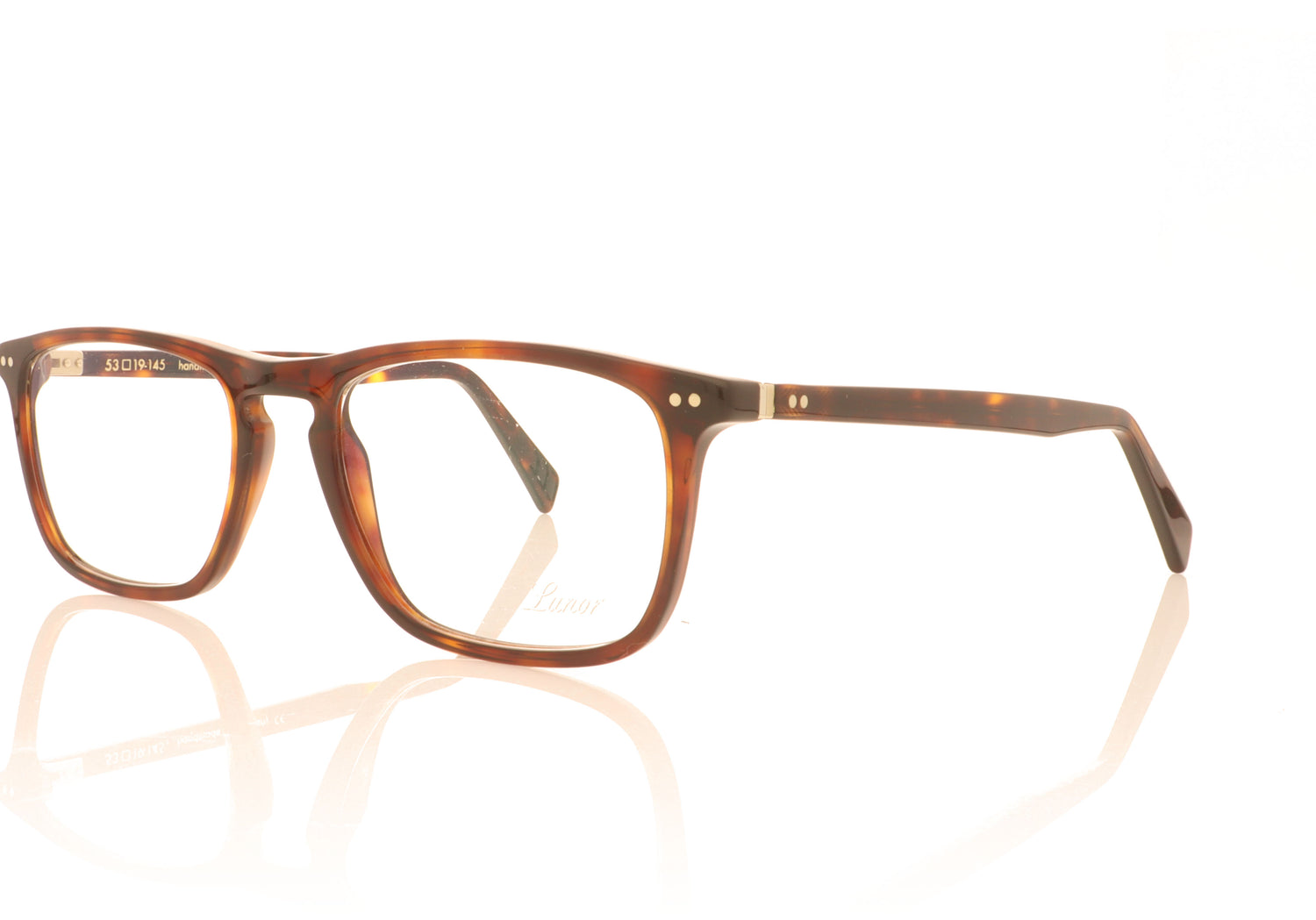 Lunor LU 453 14 Tortoise Glasses - Angle