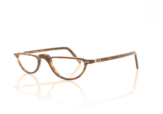 Lunor LU219 DT Dark Tortoise Glasses - Angle