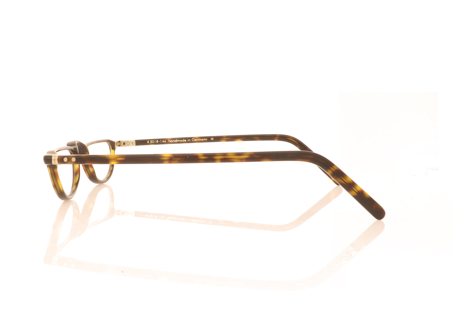 Lunor LU219 DT Dark Tortoise Glasses - Side