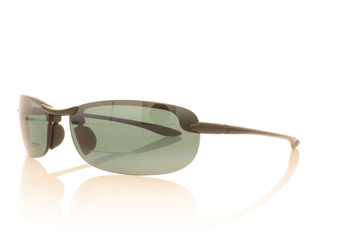 Maui Jim MJ805 Makaha 0225 Gloss Black Sunglasses - Angle