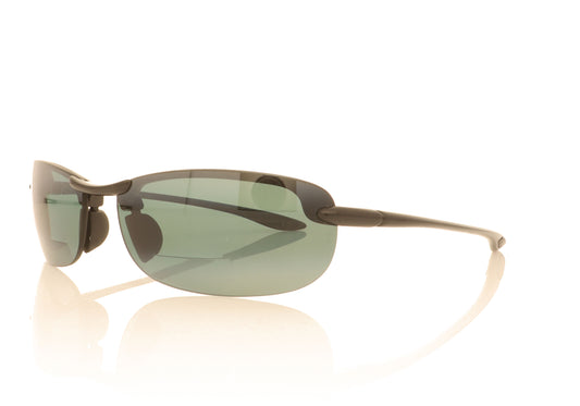 Maui Jim MJ805 Makaha 0225 Gloss Black Sunglasses - Angle