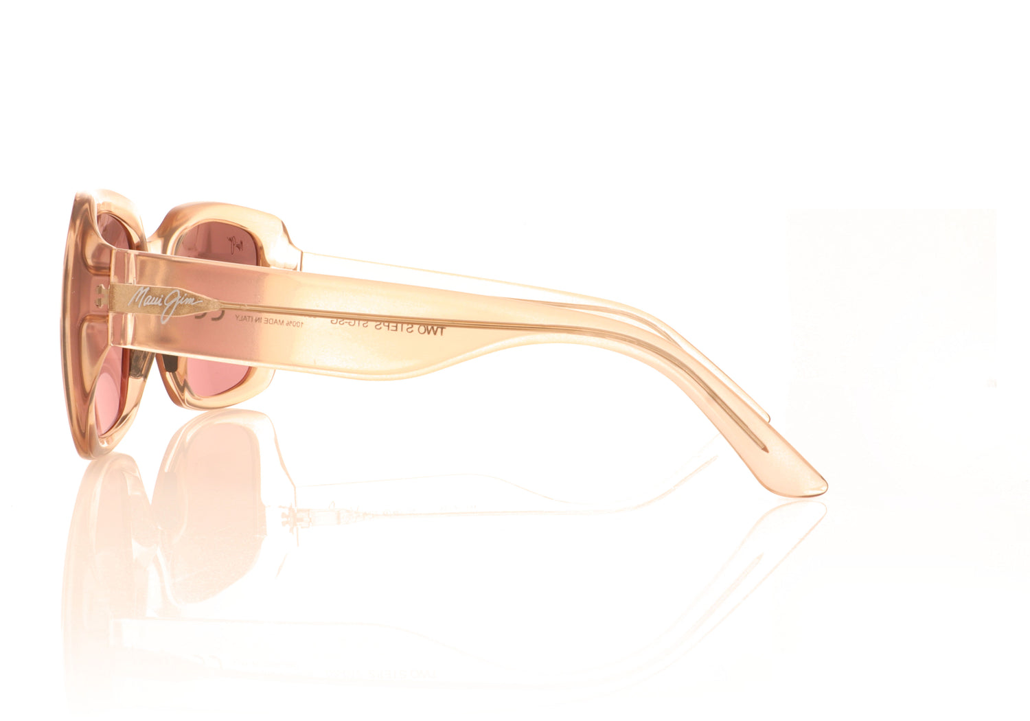Maui Jim Two Steps 09 Pink Sunglasses - Side