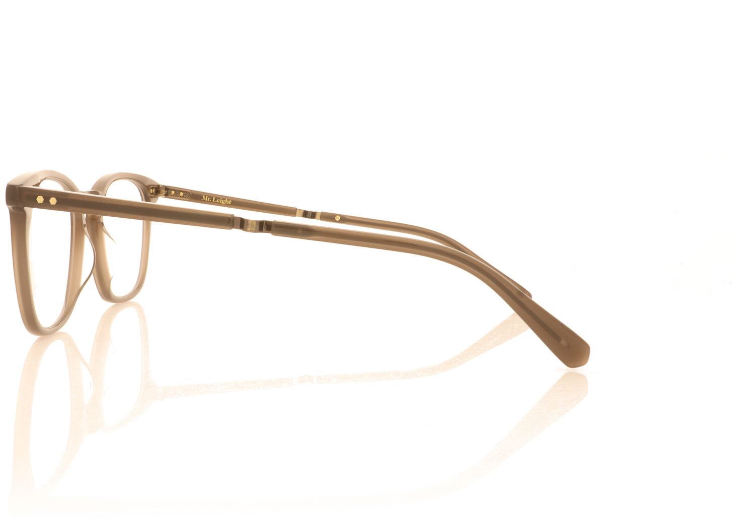 Mr. Leight Getty ML1002 TRU-ATG Truffle Glasses - Side