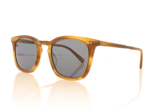 Mr. Leight Getty S MBW-ATG Matte Beachwood Sunglasses - Angle