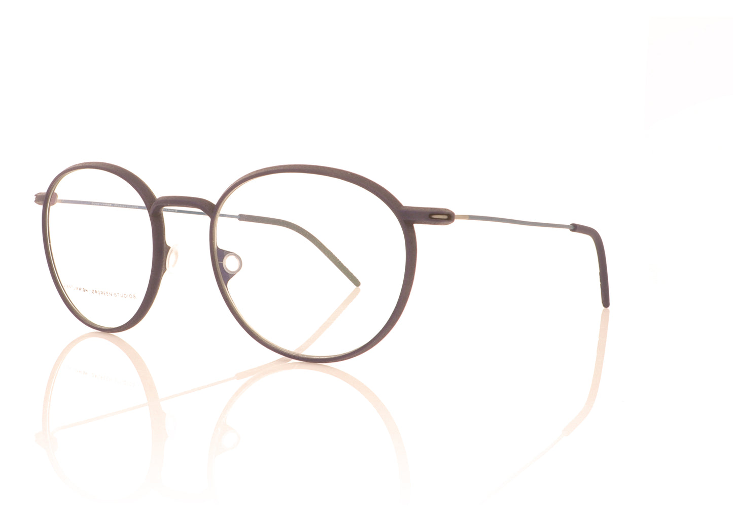 Ørgreen New Logarithm 34-18 Blue Ink Glasses - Angle