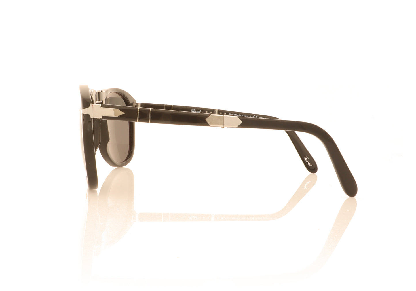Persol 0PO0714SM Steve McQueen 95/48 Black Sunglasses - Side