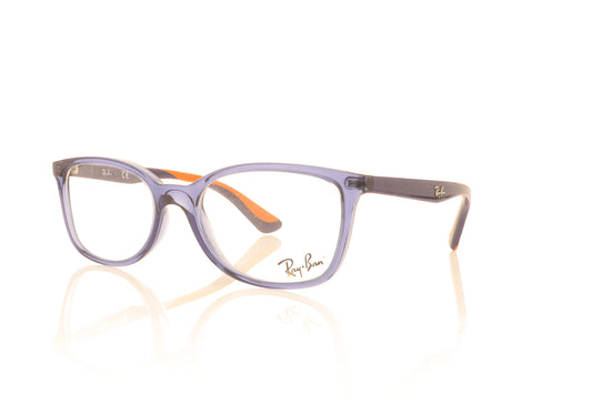 Ray-Ban 0RY1586 3775 Transparent Blue Glasses - Angle