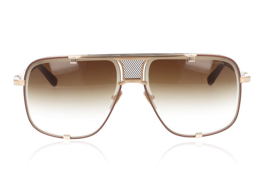 DITA DRX-2087 Mach-Five GLD-BROWN Brown Gold Sunglasses - Front