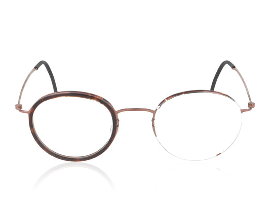 Lindberg 5805 PU12 K204 Tortoise and Copper Glasses - Front